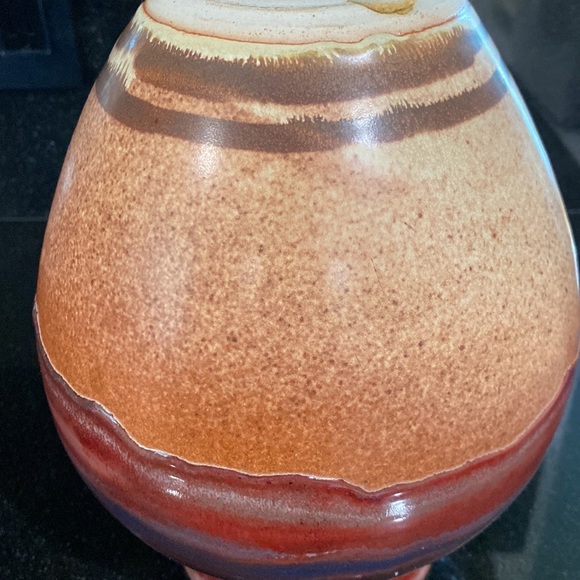 Walt glass dipped vase - Picture 4 of 7